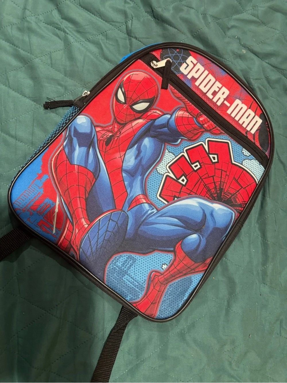 Spiderman Red and Blue Graphic Backpack for kids back to school
